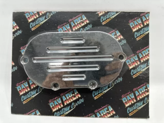 Ron Simms Bacc Harley 5Spd Transmission Rt Side Cover Ball Milled Fxr Softail