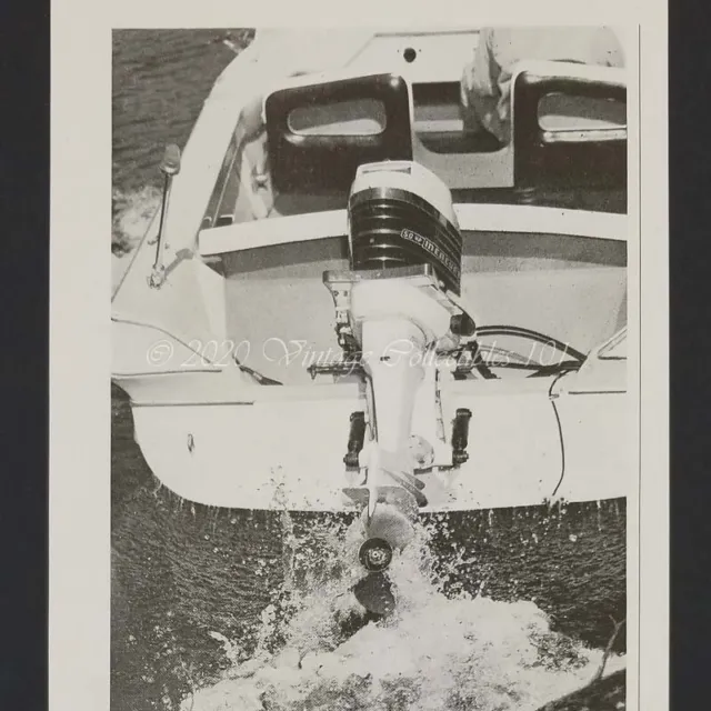 1962 MERCURY OUTBOARD Motors Boat Fresh Water Fishing photo art