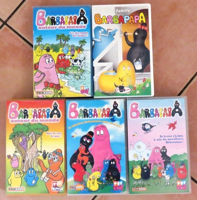Lot de 5 K7 VHS Barbapapa