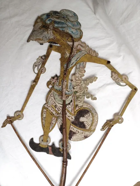 Antike  Wayang Kulit Schattenspielfigur, Java - Indonesien