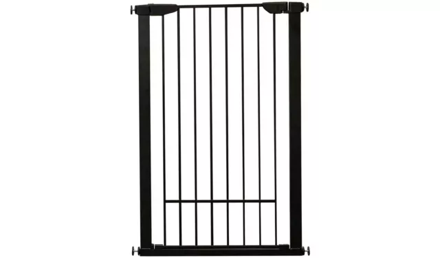 Extra Tall Pressure Fit Pet Gate - Black