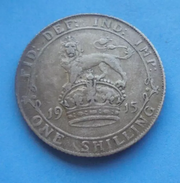 1915 George V., Shilling, as shown. 2