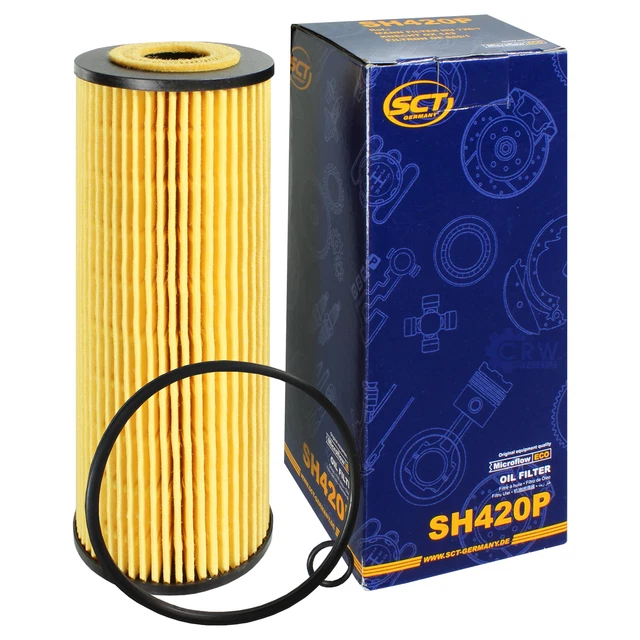 SCT Pacchetto Revisione Germania 5 L Liqui Moly 3701 Top Tec 4100 5W-40 per VW 3
