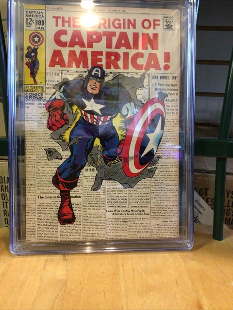 The Origins Of Captain America 7.0 CGC Graded Comic 3