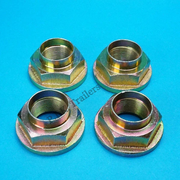 4 X ONE Shot Stake Wheel Hub Nuts for Twin Axle Ifor Williams Trailer & Horsebox £17.85