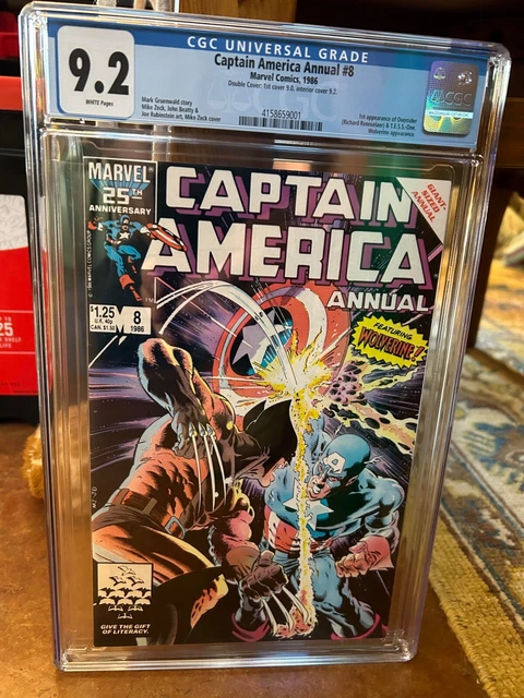 Captain America Annual 8 Wolverine CGC 9.2 DOUBLE COVER!! One-of-a-kind!