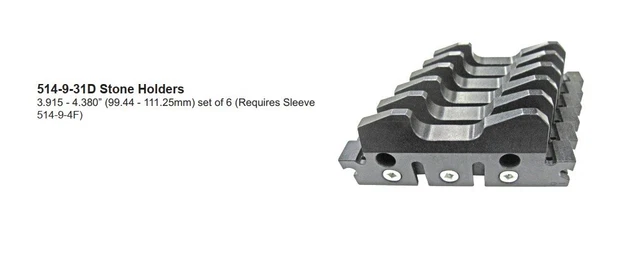 514-9-31D Stone holder (require 514-9-4F) fits Rottler H85A H86A H87A set 6 pcs