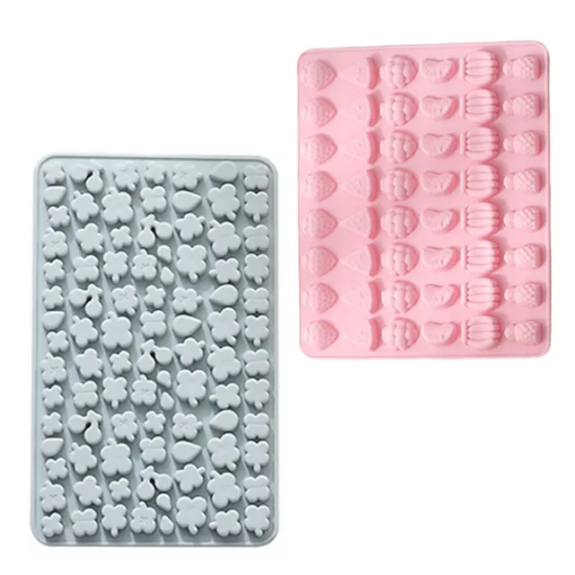 2 Pcs Silicone Fondant Mould Chocolate Mold for Housewarming Gift Candy