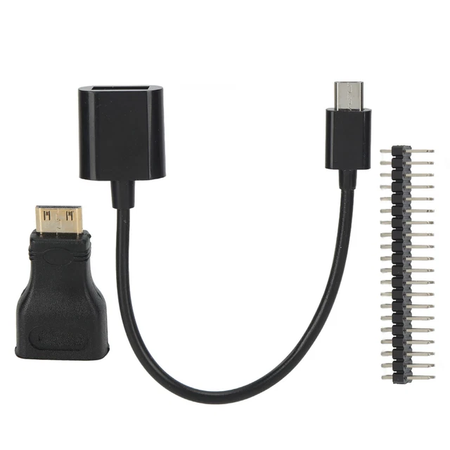 To Adapter Micro USB To USB Female Power Cord 40P For Raspberry Pi Zero Pin Kit✈