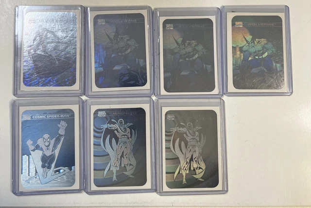 1990 Impel Marvel Universe Series 1 Not Complete Hologram Insert Cards/ D