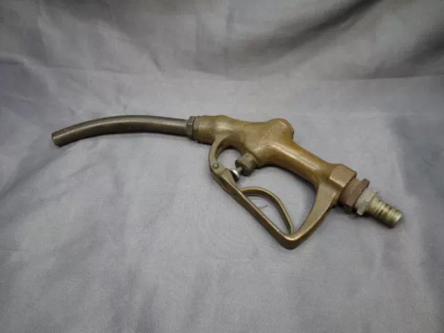 Vintage Buckeye Brass Fuel Filler Nozzle FIG 800-B Working
