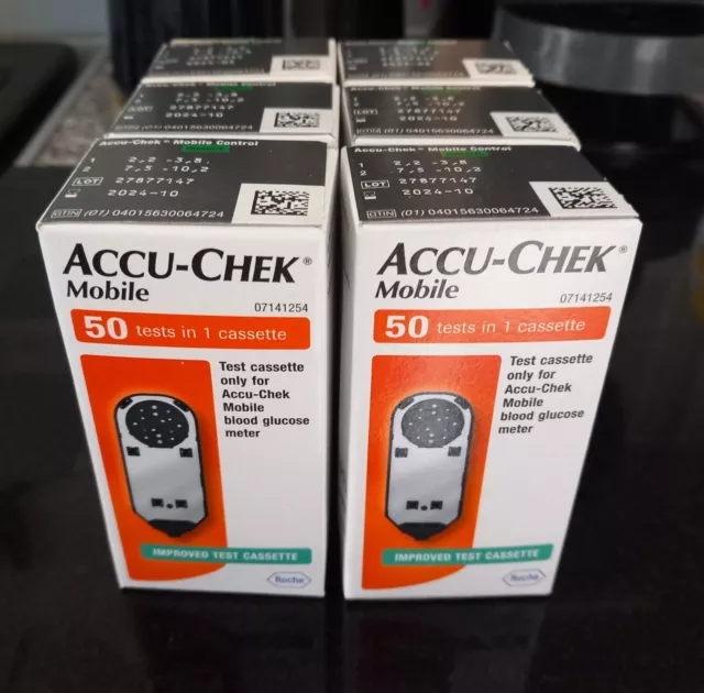 Accu-Chek Mobile Cassettes - 2 Packs of 50 Tests (100 Tests)