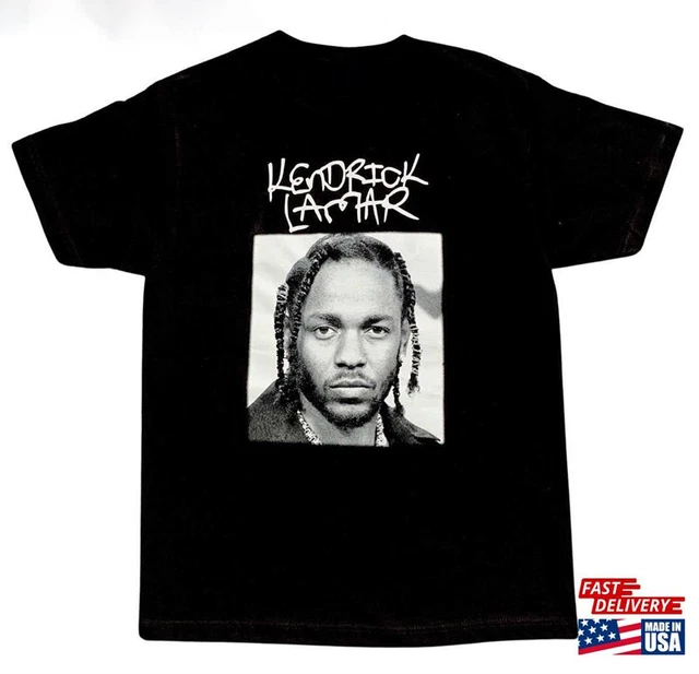 Kendrick Lamar Graphic T-Shirt Short Sleeve Cotton Black Unisex S to 5XL HC1174