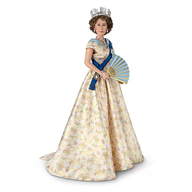 The Ashton-Drake Her Majesty Queen Elizabeth II Commemorative Portrait Doll 15"