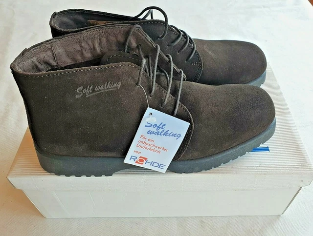 Boots homme fourrées neuves Rohde marron n° 9120 taille 38,5 (pa)