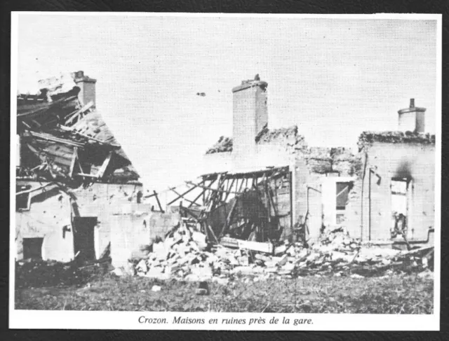 1980 --   Crozon . Maisons En Ruines Pres De La Gare . 3V790