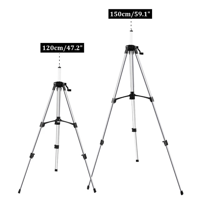 Nivellierstativ Stativ Baustativ 1.2/1.5M Für Laser & Nivelliergeräte Stati