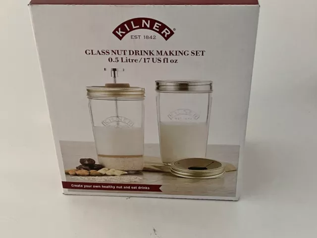 KILNER Nussgetränk / Mandelgetränk Herstellungsset NEU/OVP