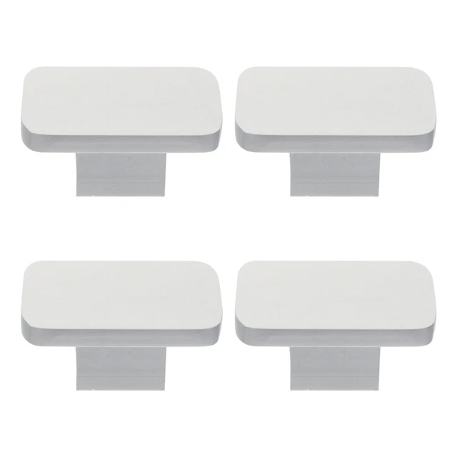4 Pcs Handle Matte Drawer Practical Door Knobs Square Doorknobs