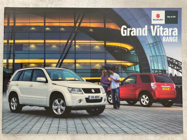 Suzuki Grand Vitara UK Market Car Sales Brochure - July 2010