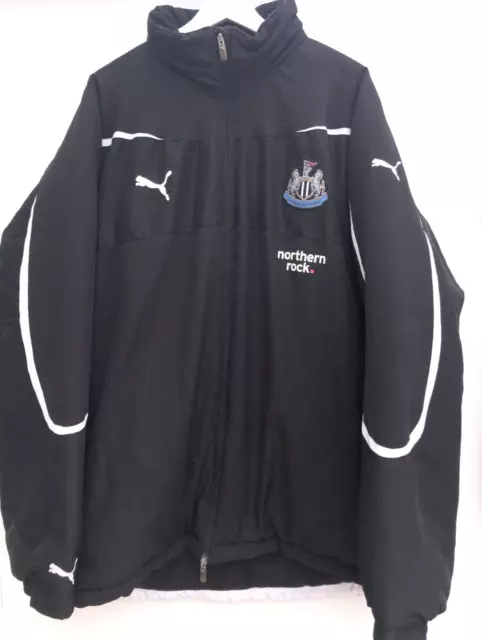 Puma nufc bench jacket mens discount