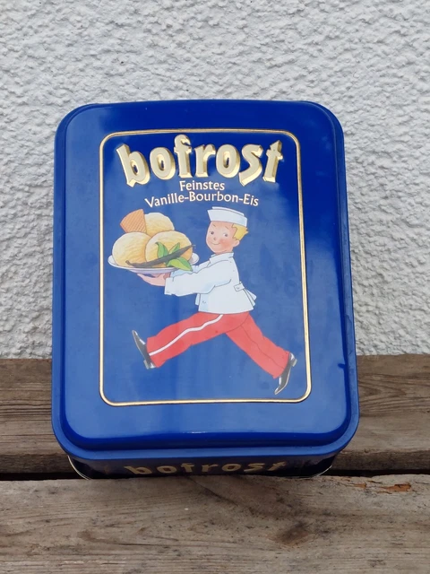 NOSTALGIEDOSE ~ BLECHDOSE ~ bofrost - Feinstes Vanille-Bourbon-Eis EUR ...