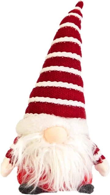 Weihnachtsgonk Weihnachtsmannornament Dekoration festliche Puppe Geschenk Zuhause Figur gestreift