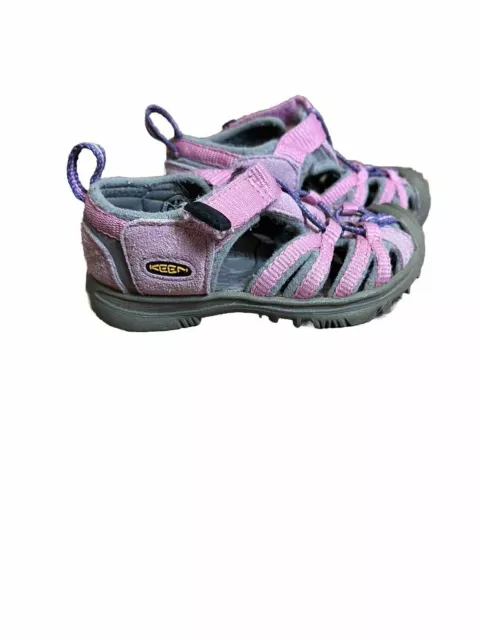 Keen Whisper Toddler Girl Sandals Pink And Gray Size 6