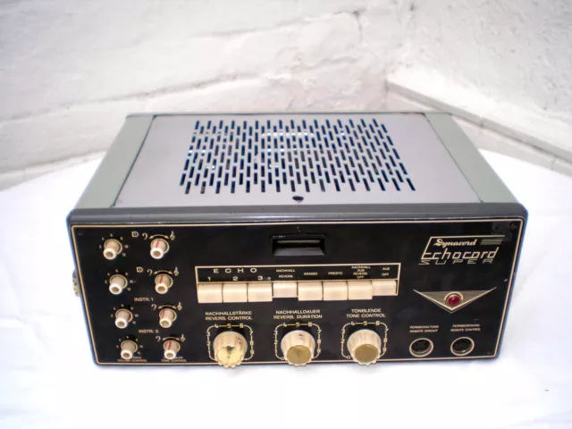 Dynacord Echocord S62 Vintage Tube Tape Delay w newTape Echolette