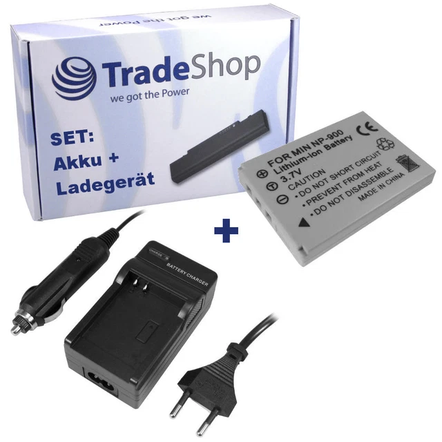 Akku Für Jenoptik Jendigital JD8.0z3SL Digitalkamera - 3,7V, 600mAh Li-Ion, Grau