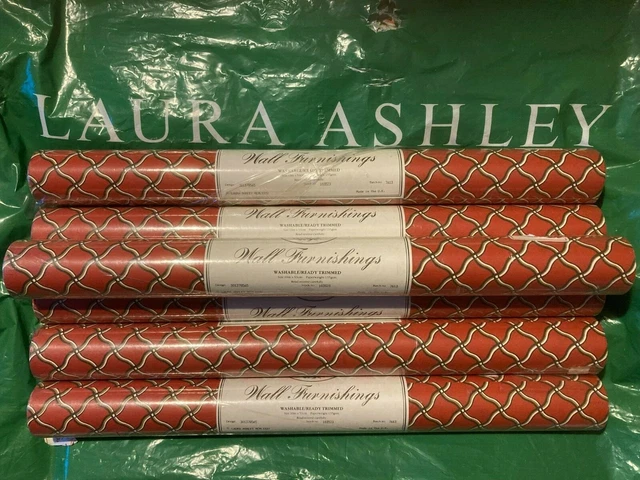 Laura Ashley Wallpaper Stunning 1985 Vintage design, Same Batch, 4 Available