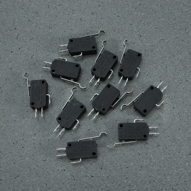 12 Pcs Druckschalter Mikroschalter Mit Hebel Elektrischer Schalter Gerader Griff