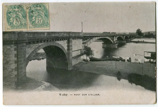 CPA 03 Allier Vichy Pont sur l'Allier
