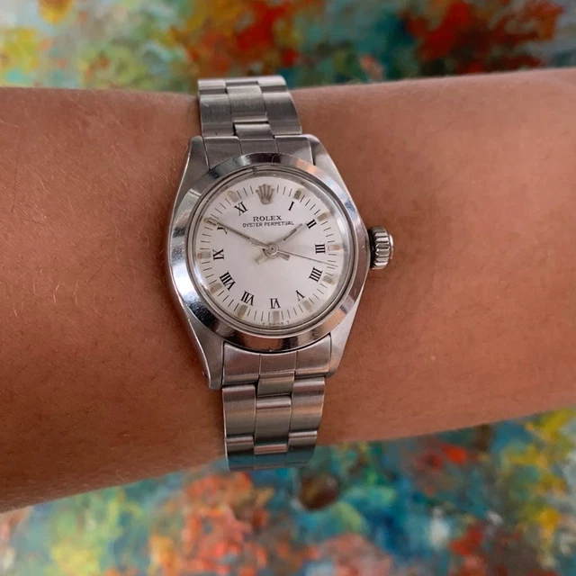 Rolex Oyster Perpetual Datejust Ladies Ref 6918 Steel 25Mm Roman Dial #5451 Rolex Oyster Perpetual Datejust Ladies Ref 6918 Steel 25Mm Roman Dial #5451