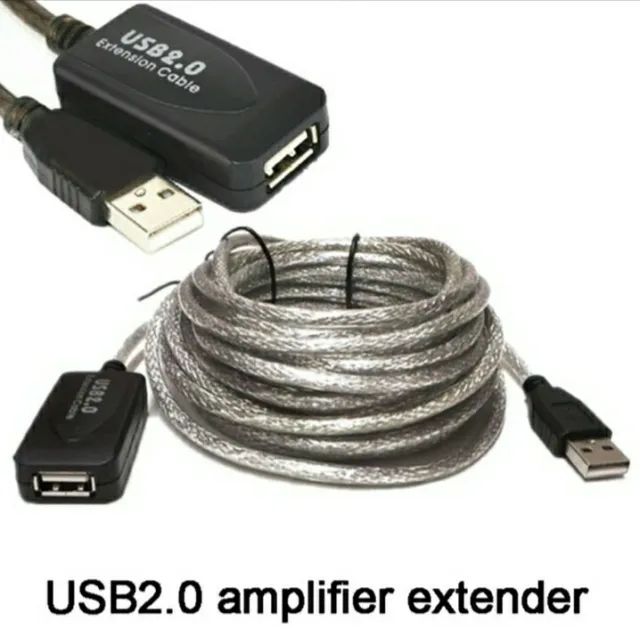 CAVO USB AMPLIFICATO PROLUNGA ATTIVA USB 2.0 SPEED 480 Mbps ( 5 Metri ) 2