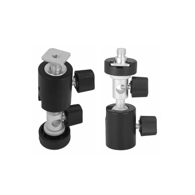 Trípode de montaje con cabezal de bola flash 3/8" adaptador de soporte de luz 360° nuevo pro.D_
