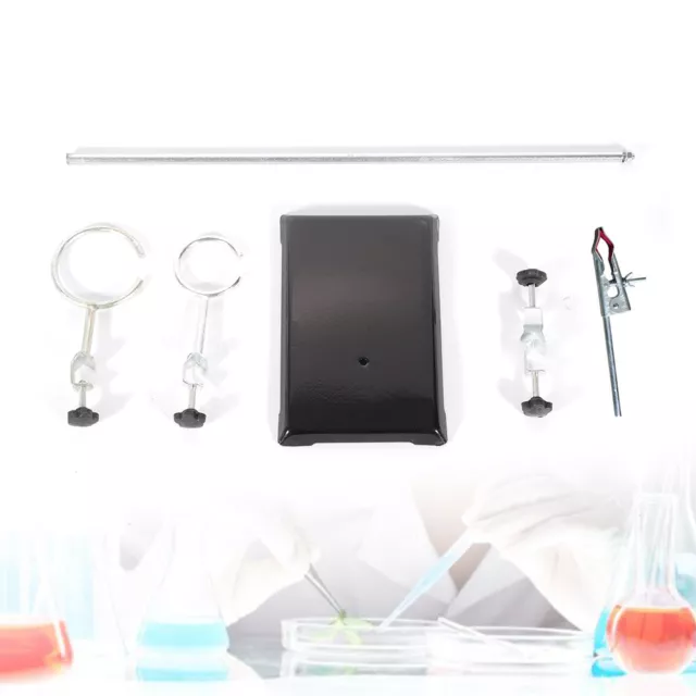 Laboratory Stands Chemistry Support Bracket Lab Stuff Clamp Platform 2 Rings