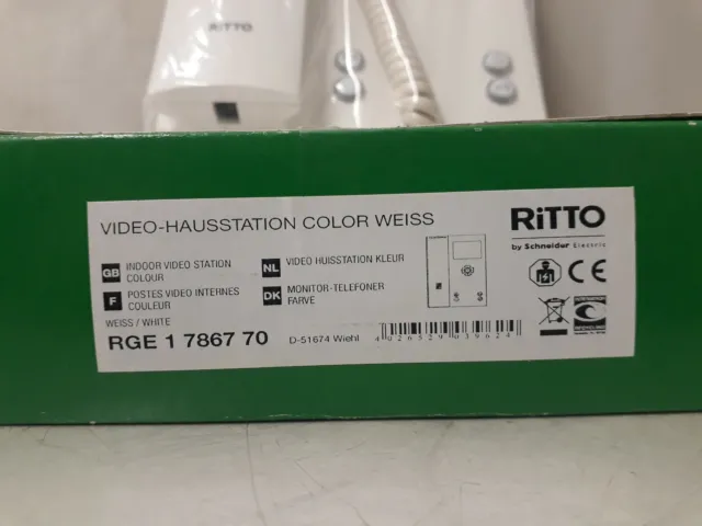Ritto Video-Hausstation Color WHITE  RGE1786770 Indoor video station couleur 2