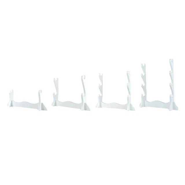 Support D'Armes Multicouche En Bambou - Présentoir Épée, Flûte - 9 Ou 13 Niveaux - Style Classique