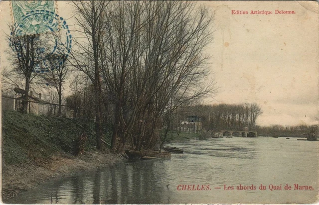 CPA CHELLES - Les perks du Quai de MARNE (120776)