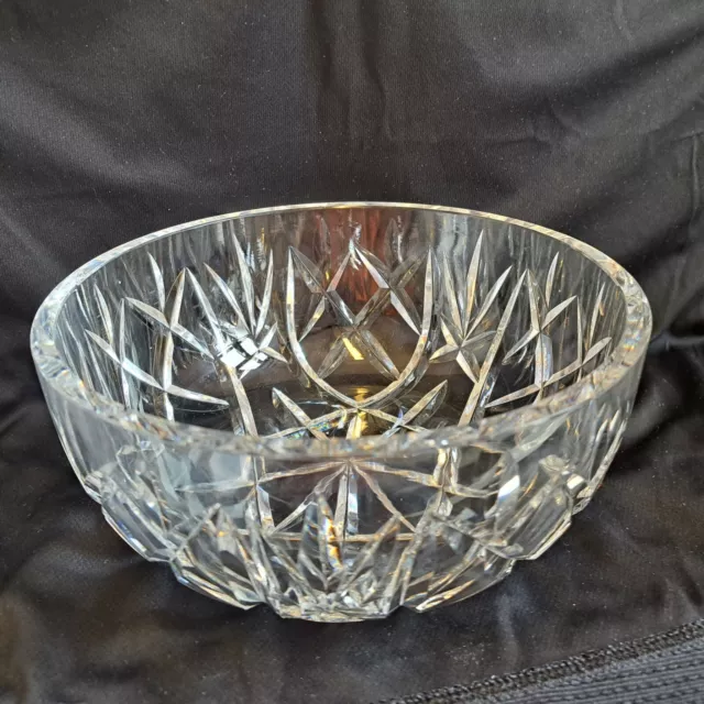 Waterford Crystal Fruit Bowl Height 9cm Diameter 20.5cm