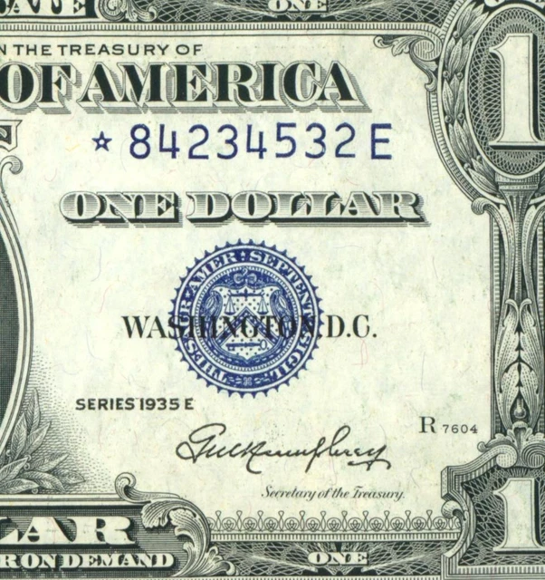 ** STAR ** $1 1935 E ((HIGHER GRADE XF)) Silver Certificate ** DAILY AUCTION