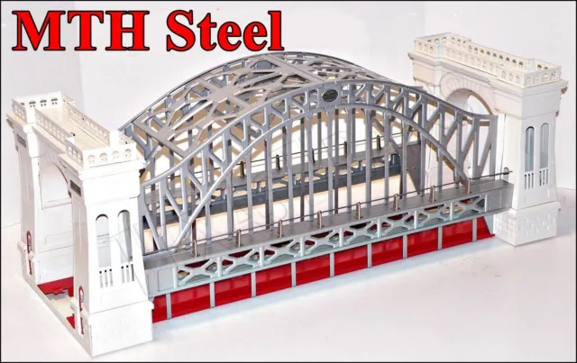 MTH 10-1016 Hellgate Bridge #300 White/Red/Silver All Steel Unused