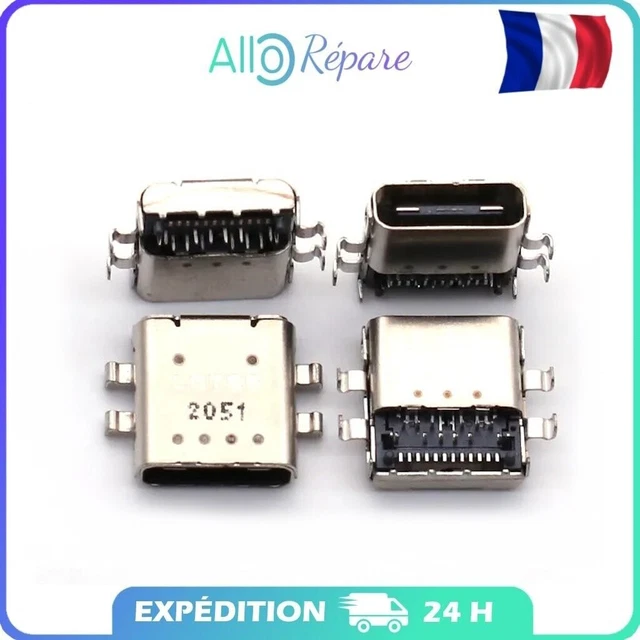Connecteur De Charge USB-C / DC Pour Xiaomi RedmiBook 16, Doré, Référence XMA2012-DJ, Neuf - Pièce De Rechange Pour Chargeur
