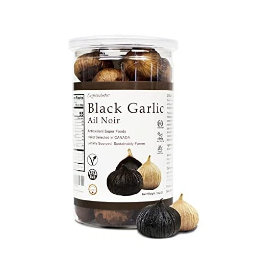 Black Garlic Made in Canada Whole Black Garlic Bulbs Fermented for 90 Days High