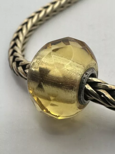 Trollbeads - Authentic - Genuine - Retired - Yellow Prism - 60189