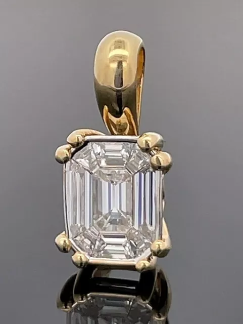 Schmuckjagd Anhänger 585/- Gelbgold Mit Diamant Vvs Facettenreich