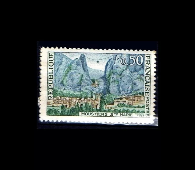 1 timbre Neuf  MNH stamp** France 1965 Moustiers Sainte Marie Parfait Etat