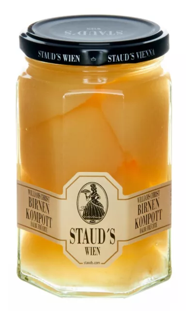 (38,37 €/kg) Staud's Wien Williams Christ Birnen Kompott 314ml