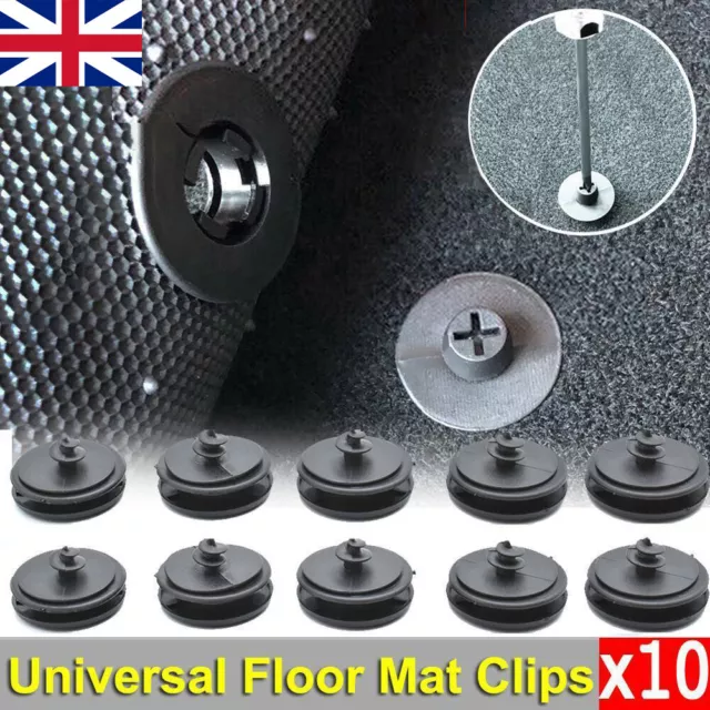 Universal Car Floor Mat Clips Retainer Carpet Fixing Clamps Grips
